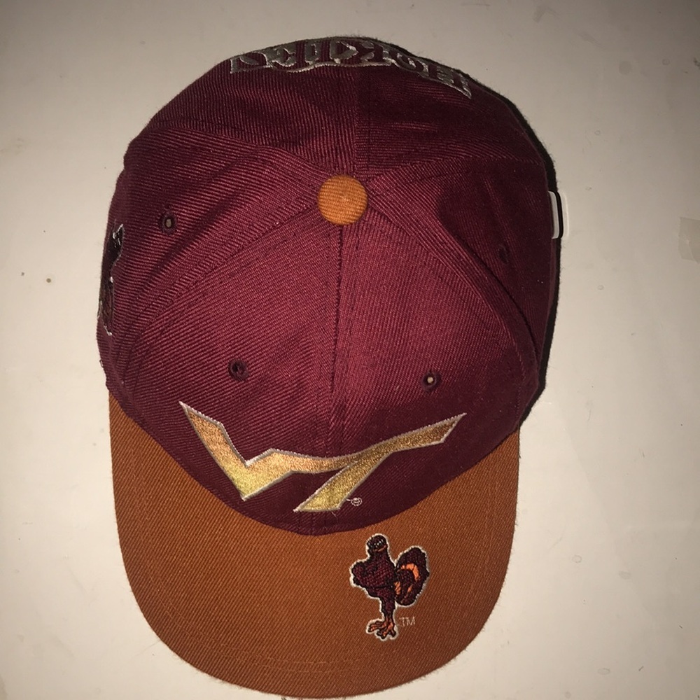 Virginia Tech Two-Tone Adjustable Cap - Picture 2 of 10
